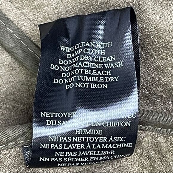 BLANK NYC olive green faux suede snake print open front drape jacket NWT, size L - Picture 12 of 12